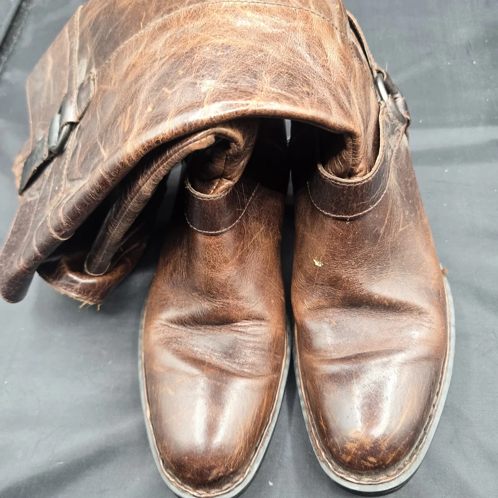 Born Primitive Brown Rustic Over the‎ Knee Boots
